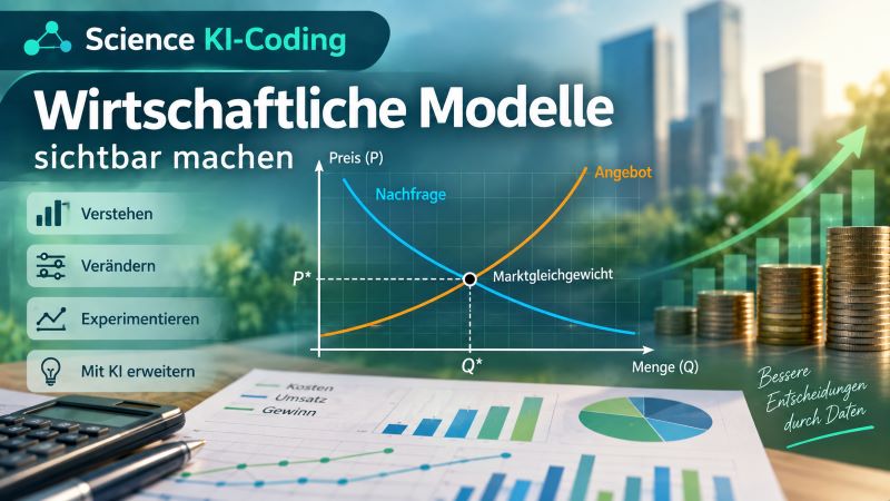 Vorschaubild: Science AI-Coding: Wirtschaftliche Modelle sichtbar machen