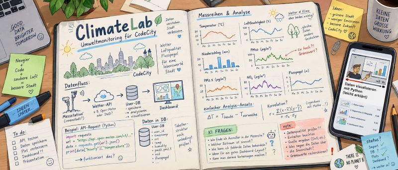 Vorschaubild: ClimateLab – Persistenz mit der CodeRoom User-DB